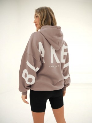 Blakely Isabel Oversized Hoodie Kahvi | 0863274-JQ