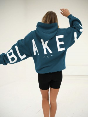 Blakely Isabel Oversized Hoodie Vihreä | 2951346-EQ