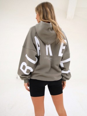 Blakely Isabel Oversized Hoodie Vihreä | 4591860-TS