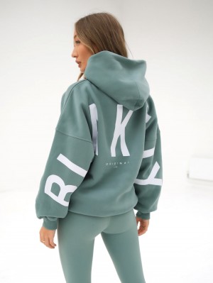 Blakely Isabel Oversized Hoodie Vihreä | 4627058-BC