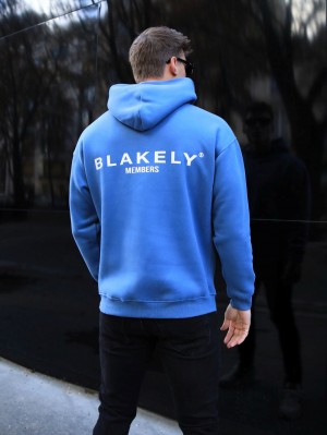 Blakely Members Relaxed Hoodie Sininen | 1378926-PI