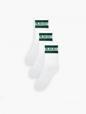 Blakely Signature Socks 3 Pack Vihreä | 6107534-FK