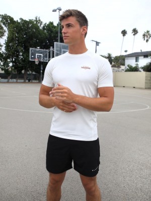 Blakely Slim Training T-Shirt Valkoinen | 8523761-GQ