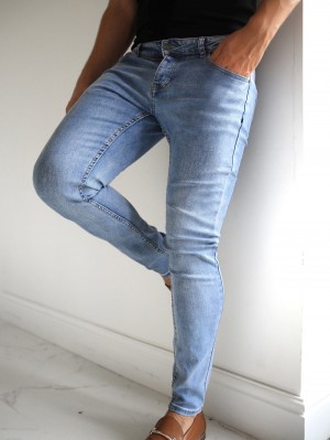 Blakely Vol. 7 Skinny Jeans Vaaleansininen | 8749631-ZP