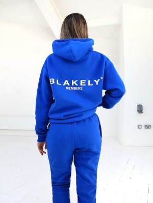 Blakely Women's Members Relaxed Hoodie Sininen | 9231685-UT