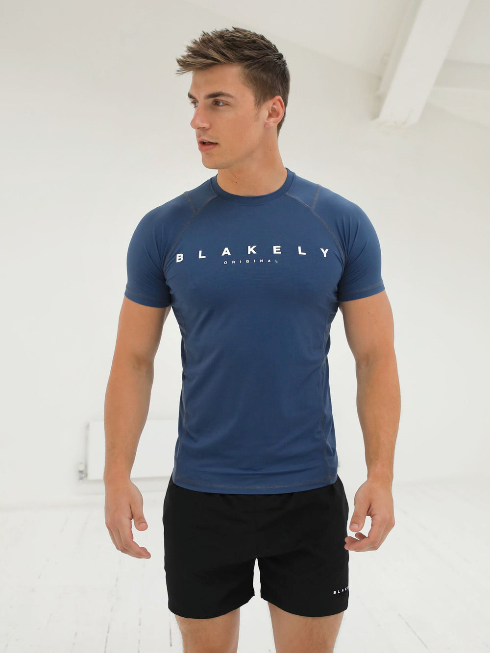 Blakely Apex Active T-Shirt Sininen | 0739654-RN