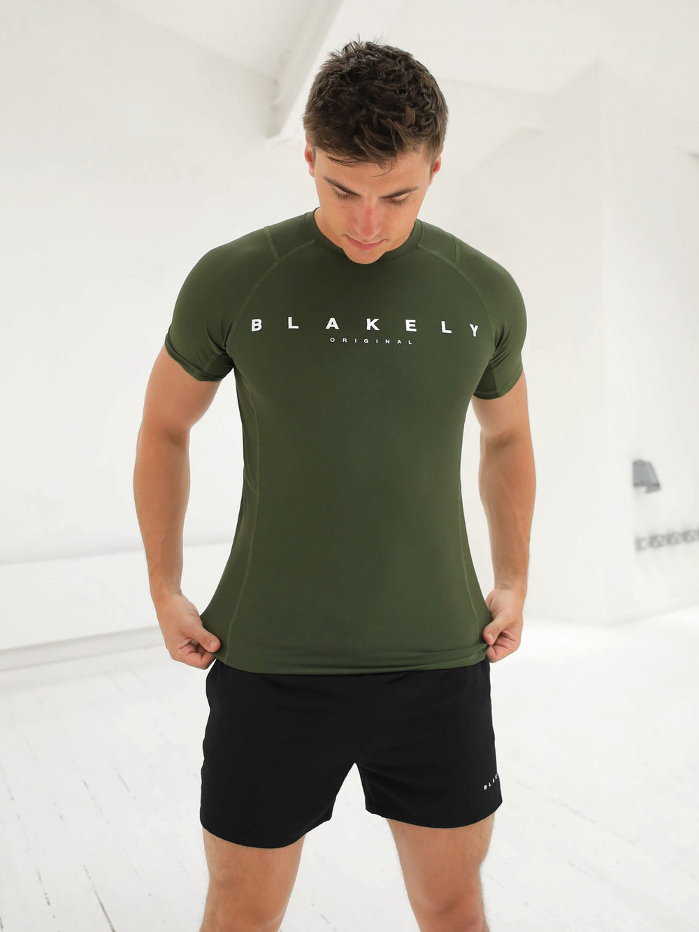 Blakely Apex Active T-Shirt Tummanvihreä | 3947652-LT