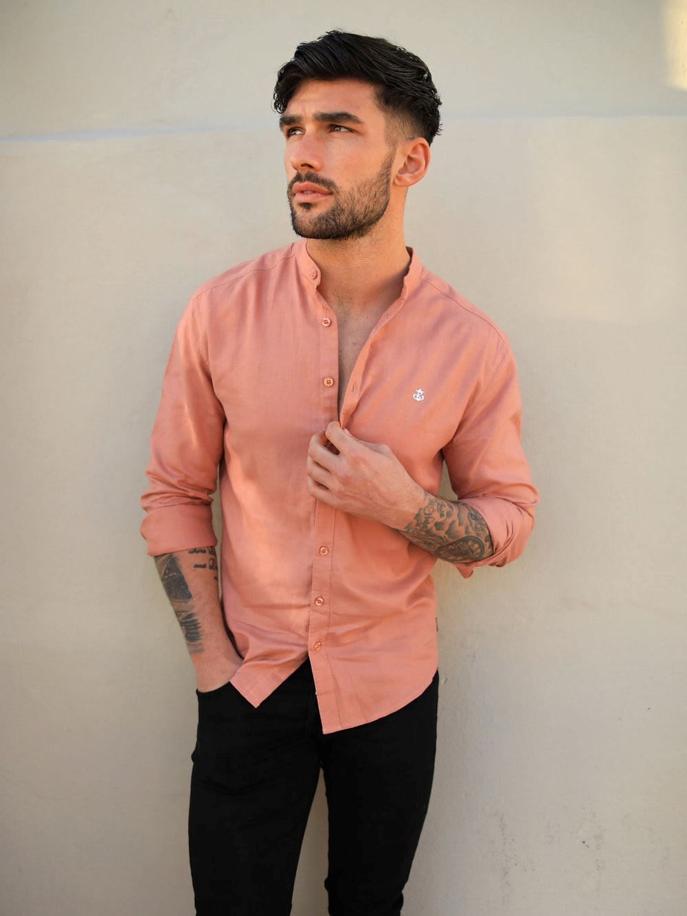 Blakely Berkane Linen Shirt Terracotta | 3201967-ZJ