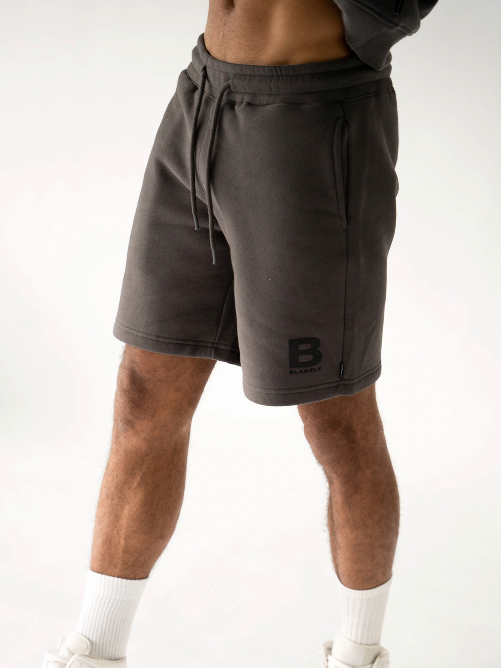 Blakely Blakely London Jogger Shorts Charcoal | 2106873-ZV