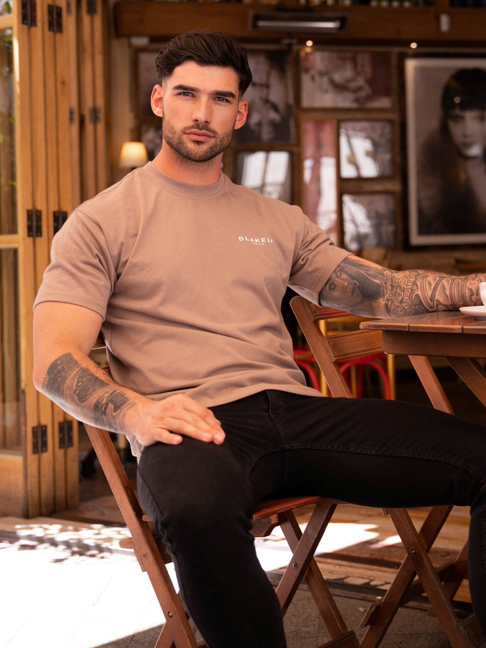 Blakely Blakely London Relaxed Fit T-Shirt Ruskea | 4580739-NZ