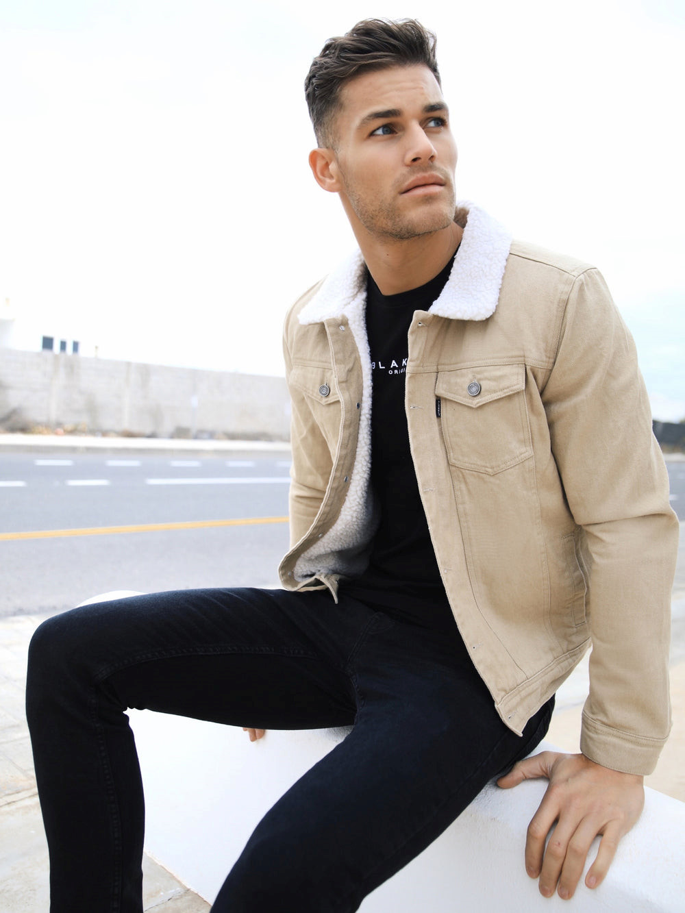 Blakely Bronx Denim Jacket Tan | 7632095-FS