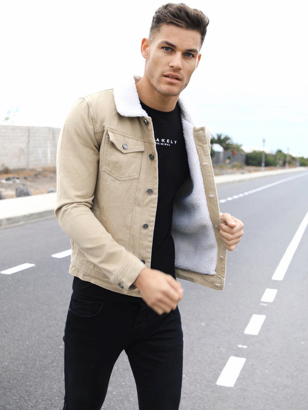 Blakely Bronx Denim Jacket Tan | 7632095-FS