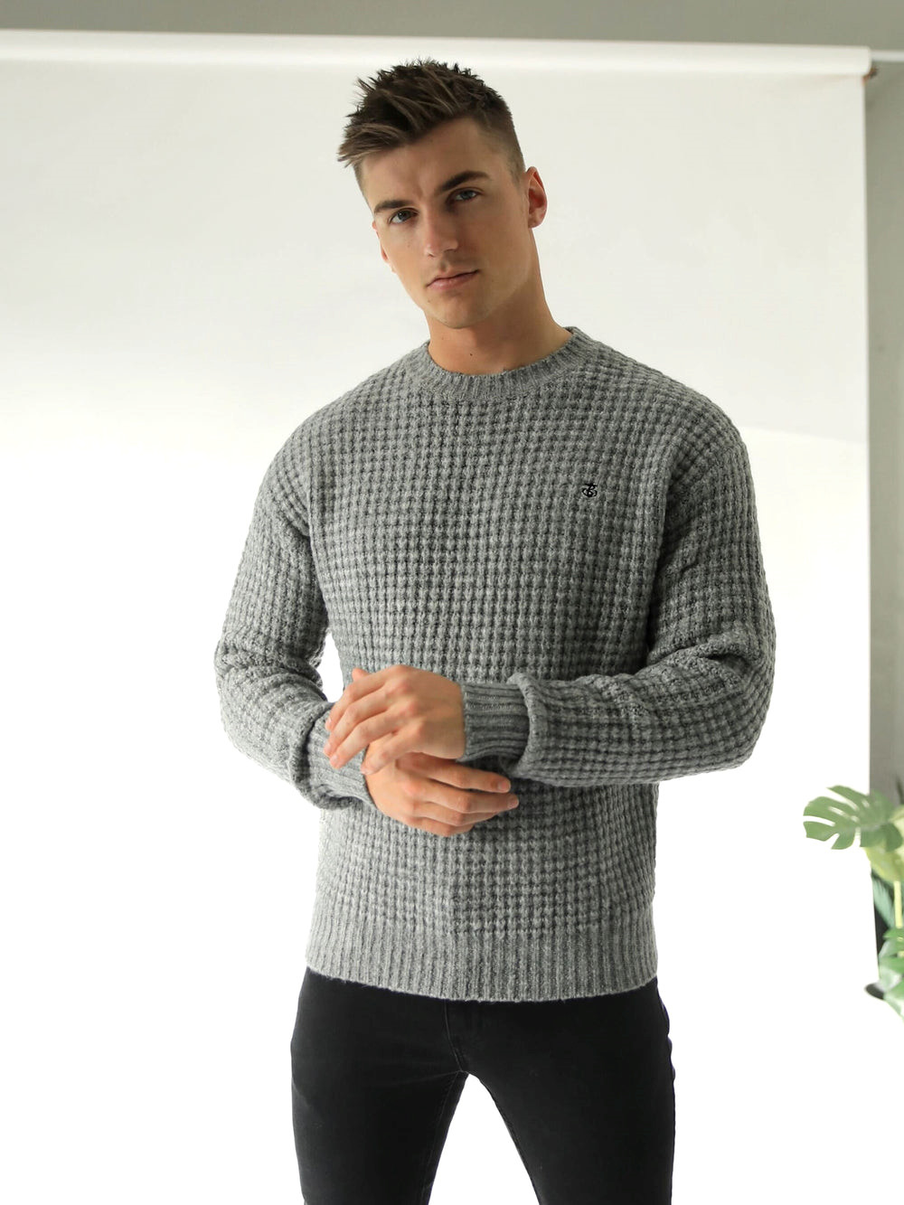 Blakely Burford Knit Jumper Harmaat | 3178540-RU