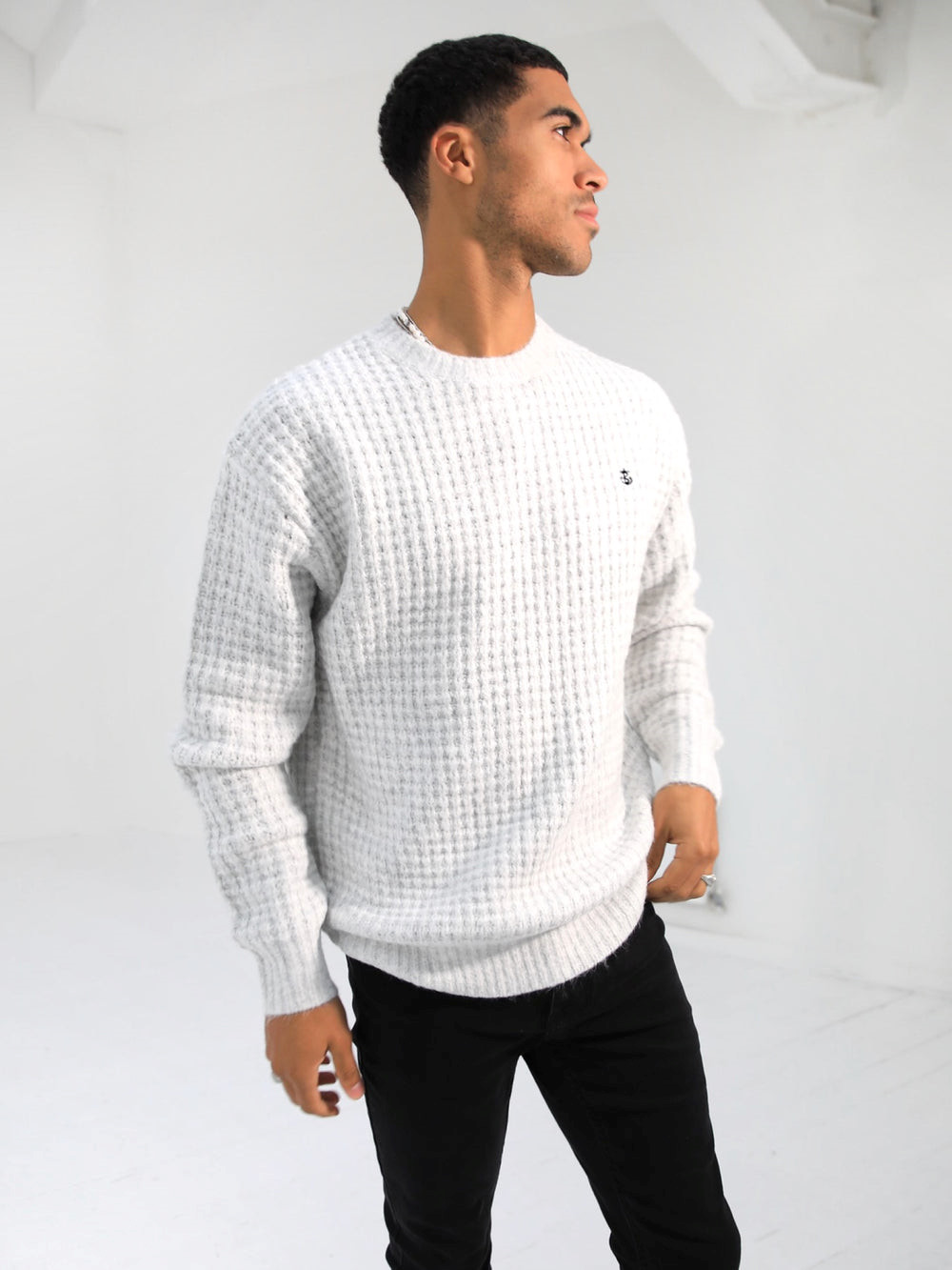 Blakely Burford Knit Jumper Valkoinen | 1360254-OT