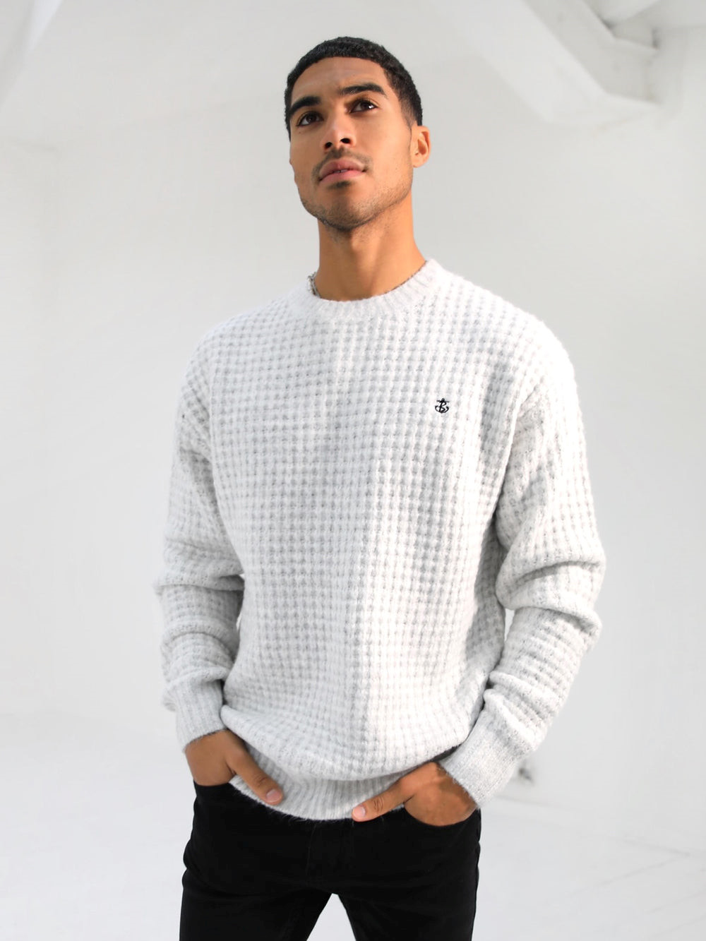 Blakely Burford Knit Jumper Valkoinen | 1360254-OT