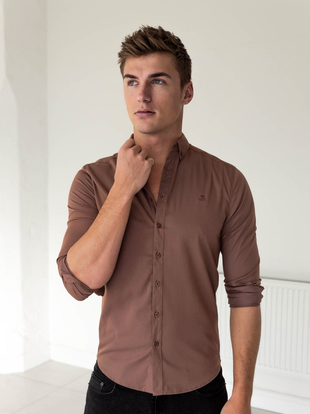 Blakely Burnham Fitted Stretch Shirt | 6945027-FP