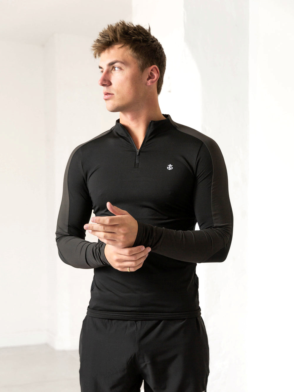 Blakely Challenger Gym Top Black/Charcoal | 8671920-ZV