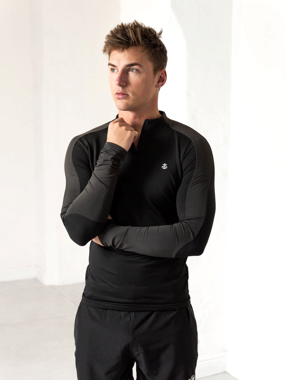 Blakely Challenger Gym Top Black/Charcoal | 8671920-ZV