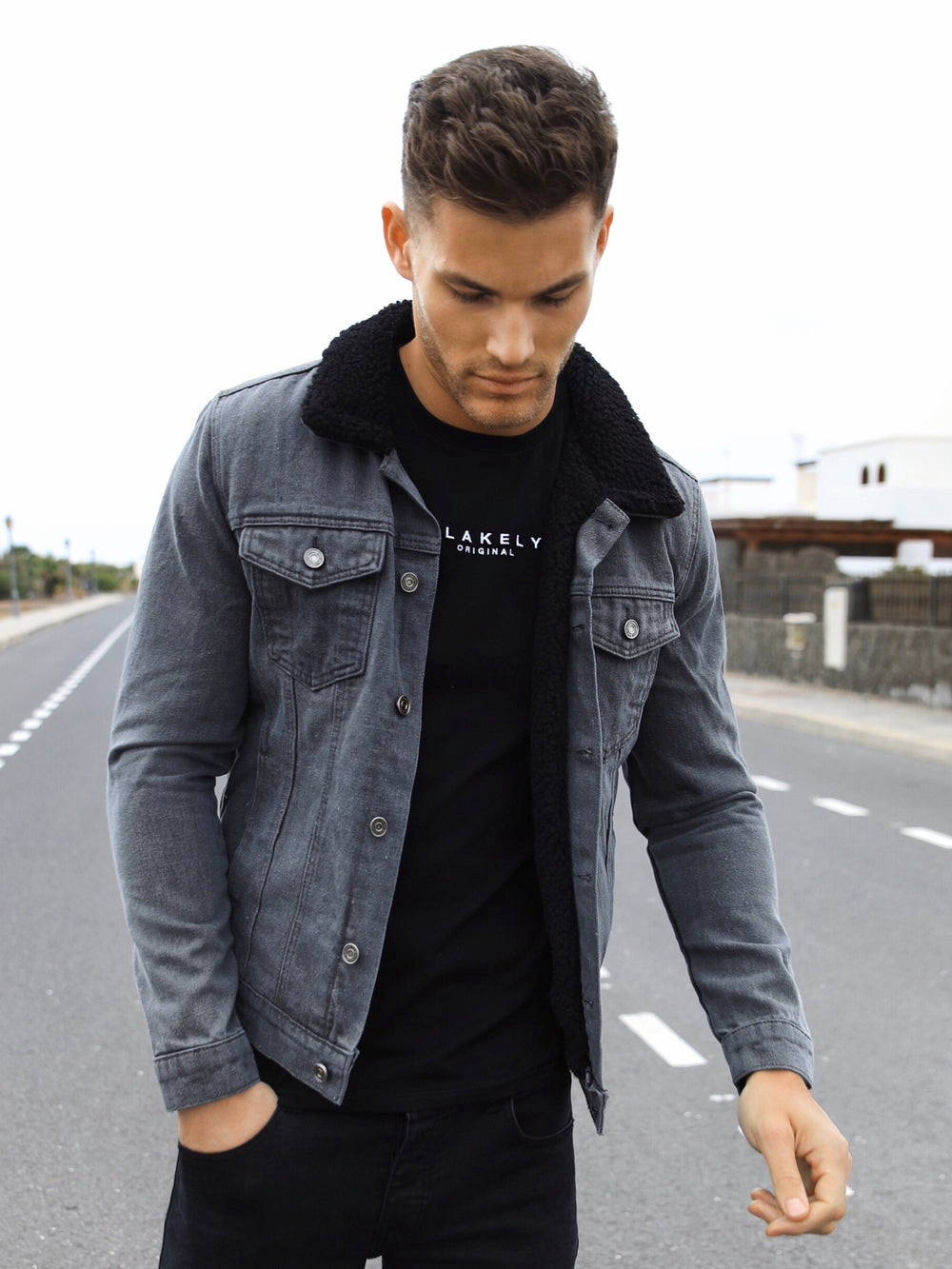 Blakely Daytona Denim Jacket Harmaat | 6923748-MF