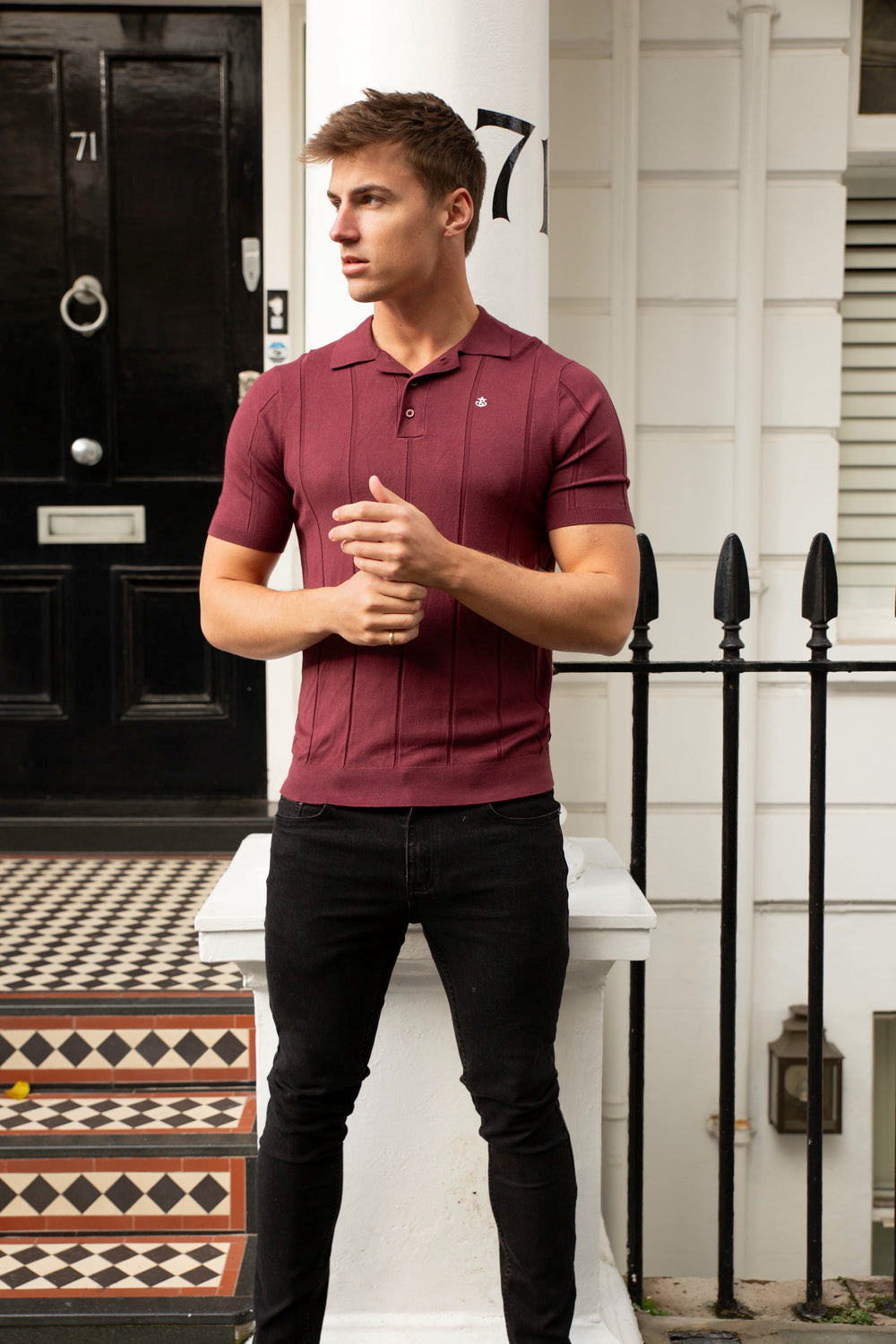 Blakely Finsbury Polo Shirt Viininpunainen | 0237149-CA