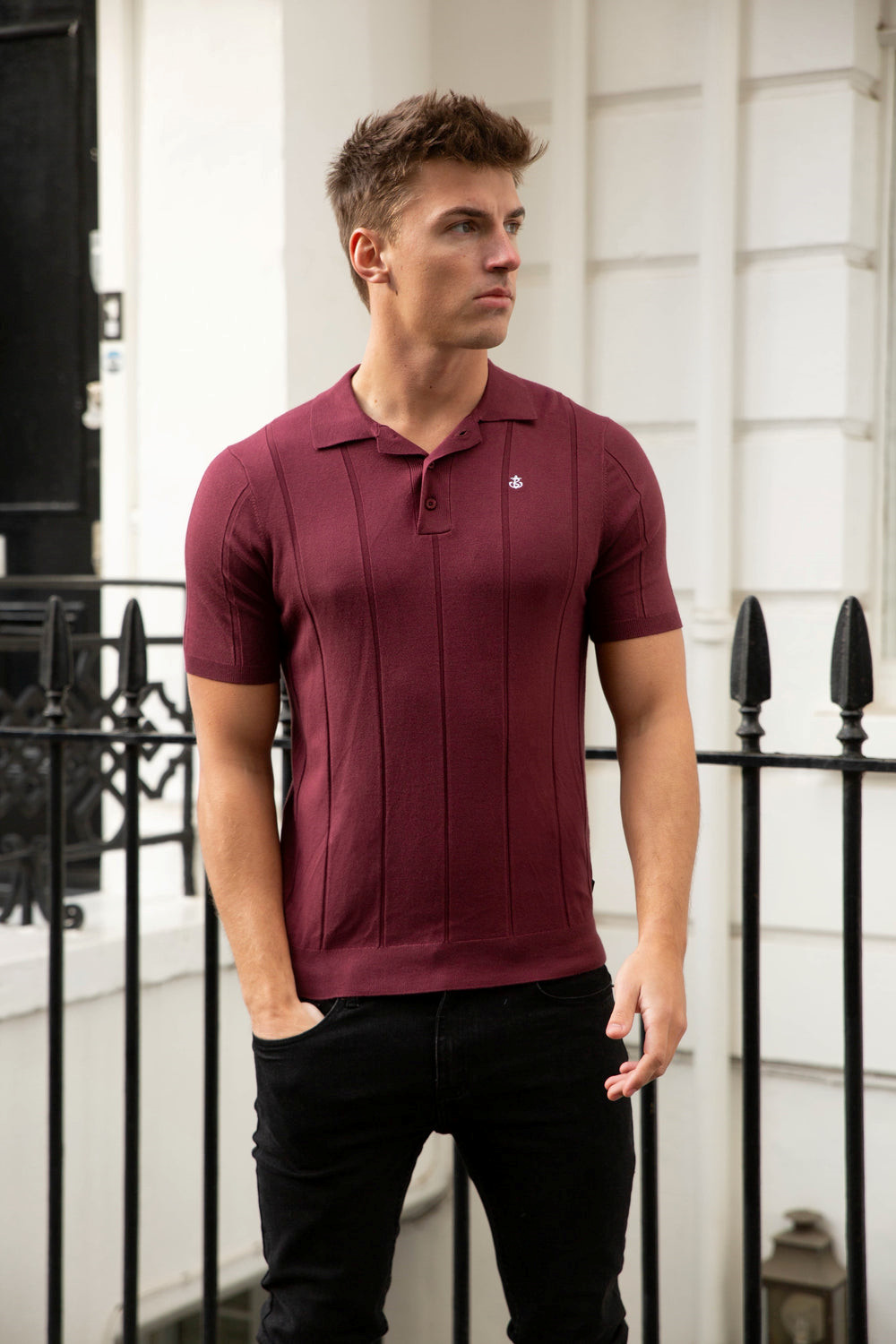 Blakely Finsbury Polo Shirt Viininpunainen | 0237149-CA