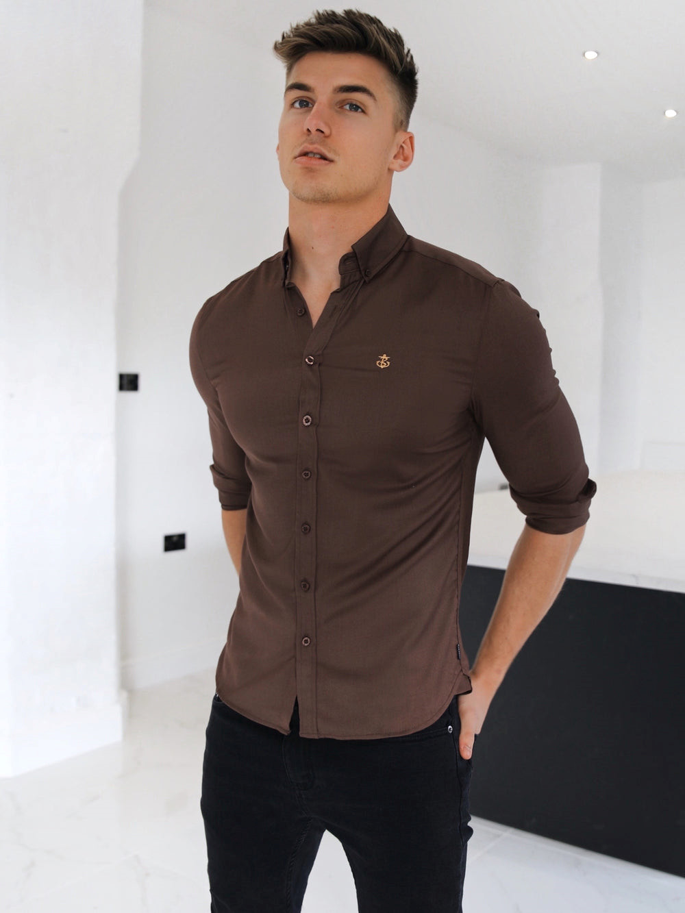 Blakely Holbrook Fitted Stretch Shirt | 2678314-YP