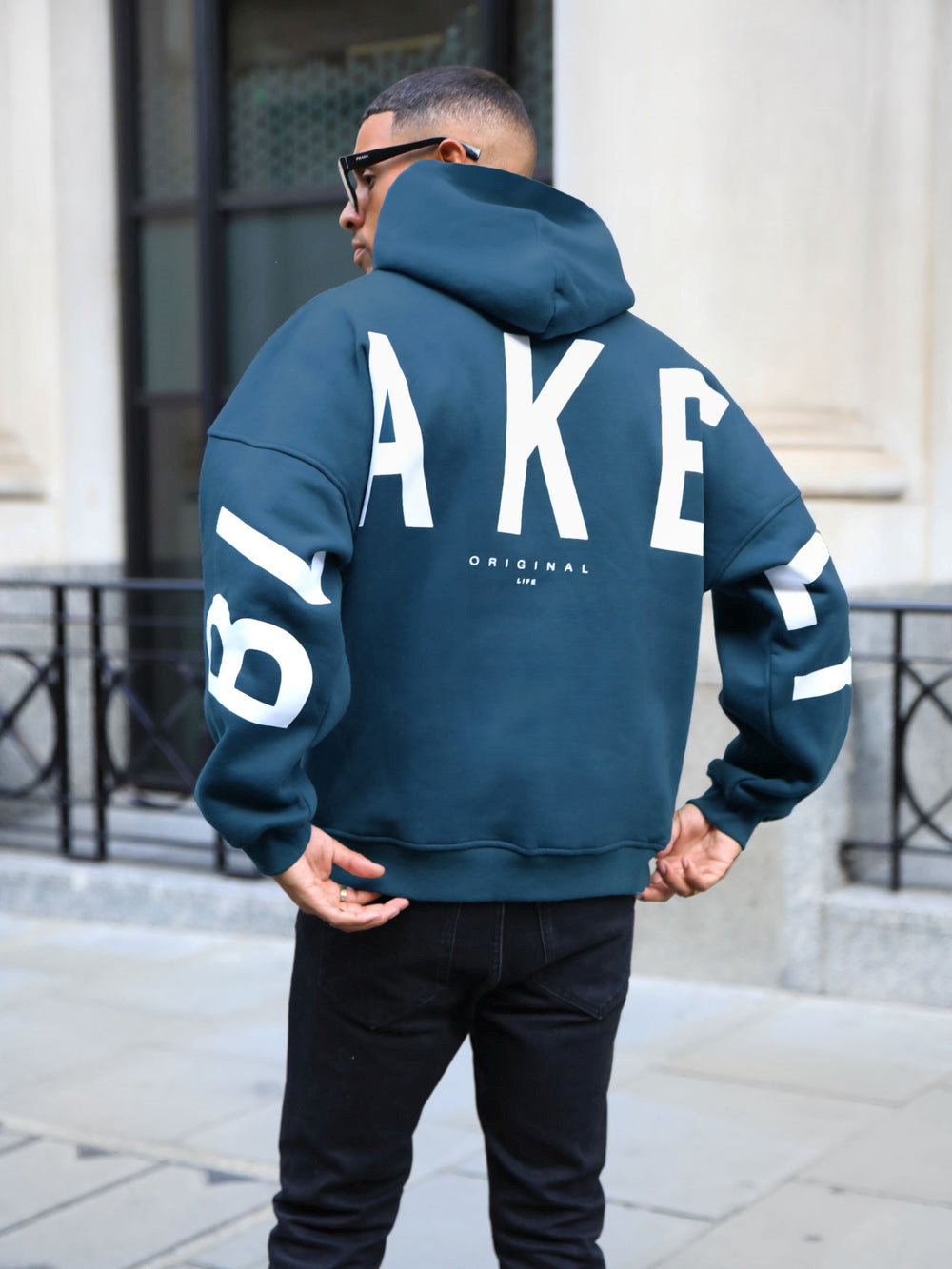 Blakely Idris Oversized Hoodie Tumman | 4781563-DE