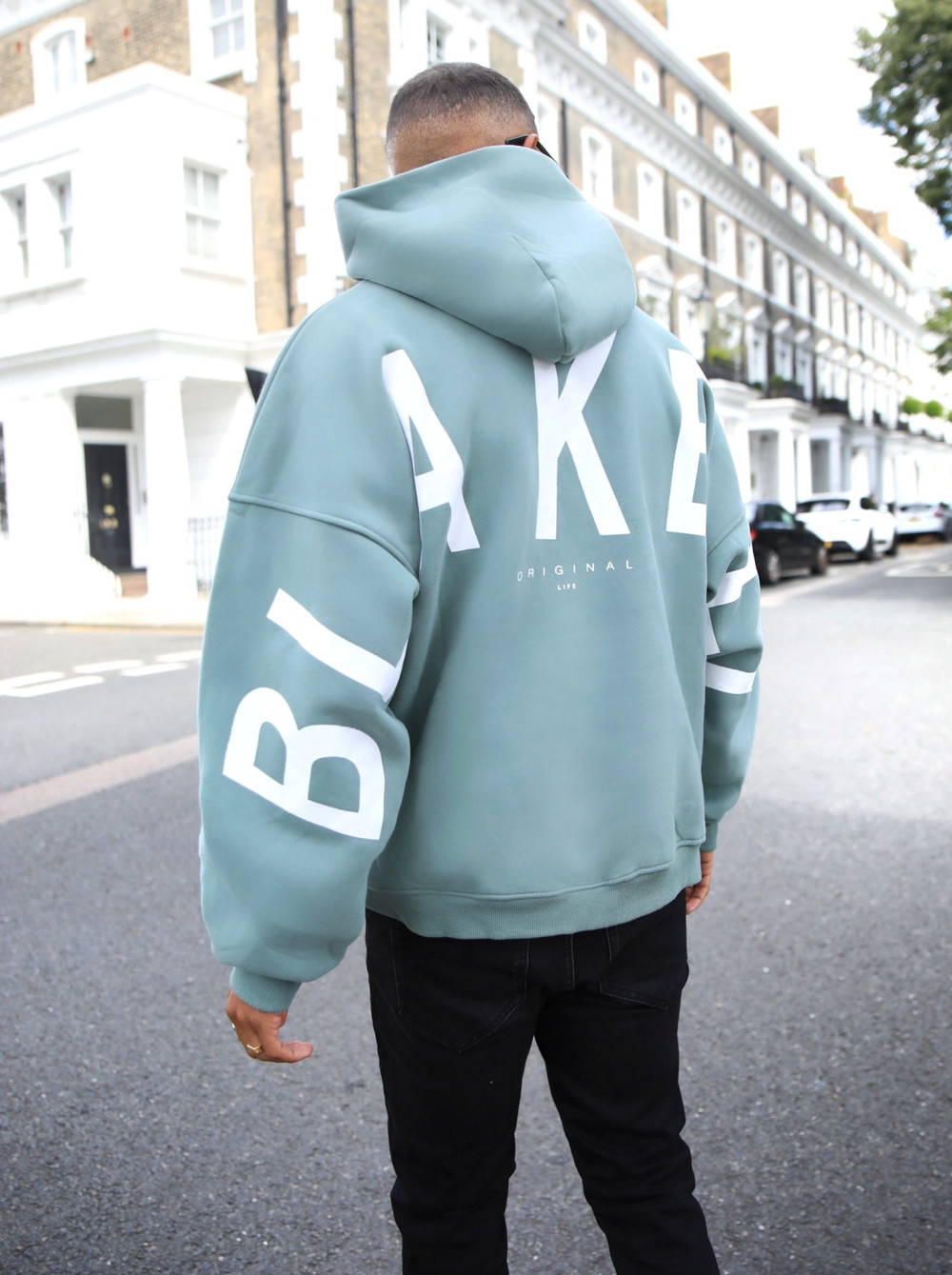 Blakely Idris Oversized Hoodie Vihreä | 9235164-OT