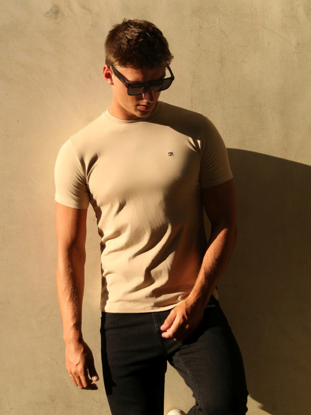 Blakely Initial T-Shirt Tan | 1958267-KM