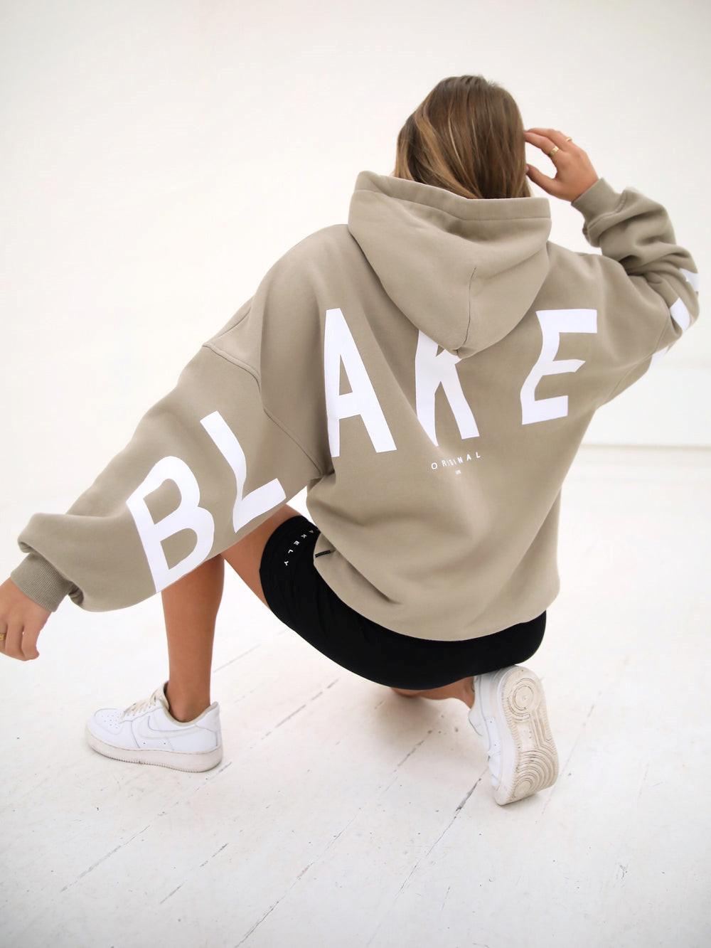 Blakely Isabel Oversized Hoodie Beige | 1538940-RL