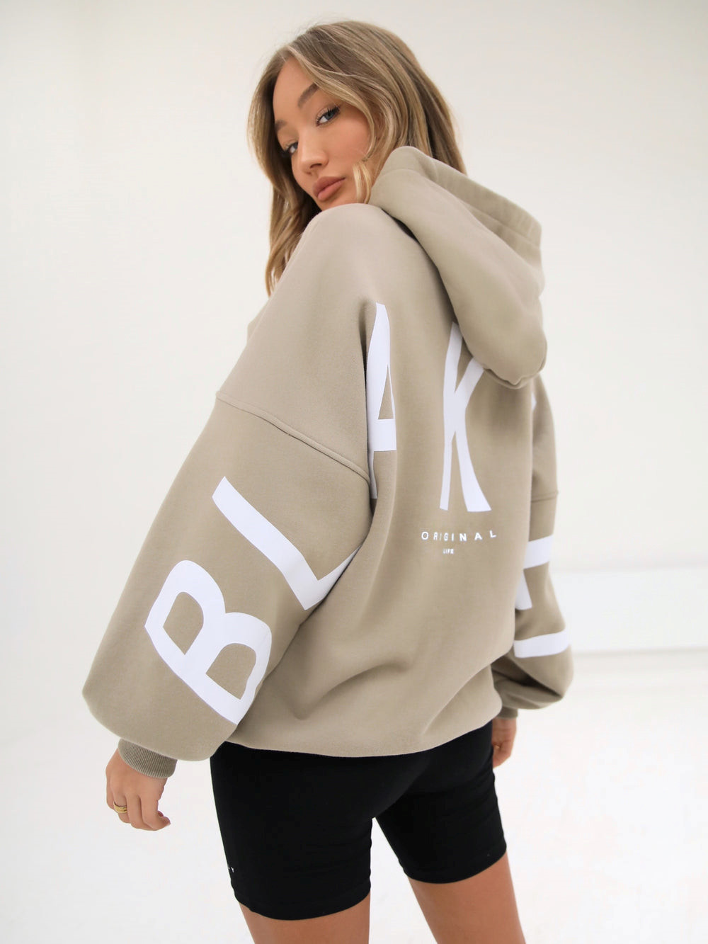 Blakely Isabel Oversized Hoodie Beige | 1538940-RL