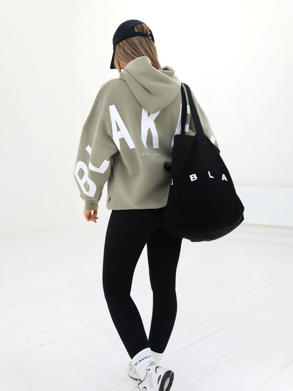 Blakely Isabel Oversized Hoodie Oliivinvihreä | 5937408-LV