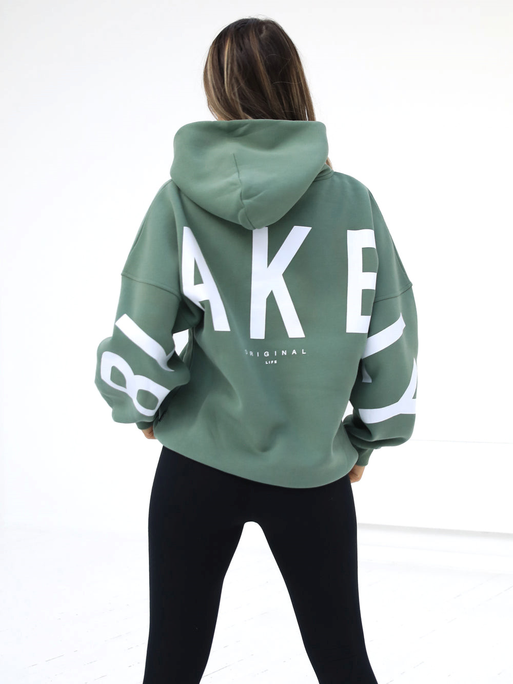 Blakely Isabel Oversized Hoodie Vihreä | 0167342-XV