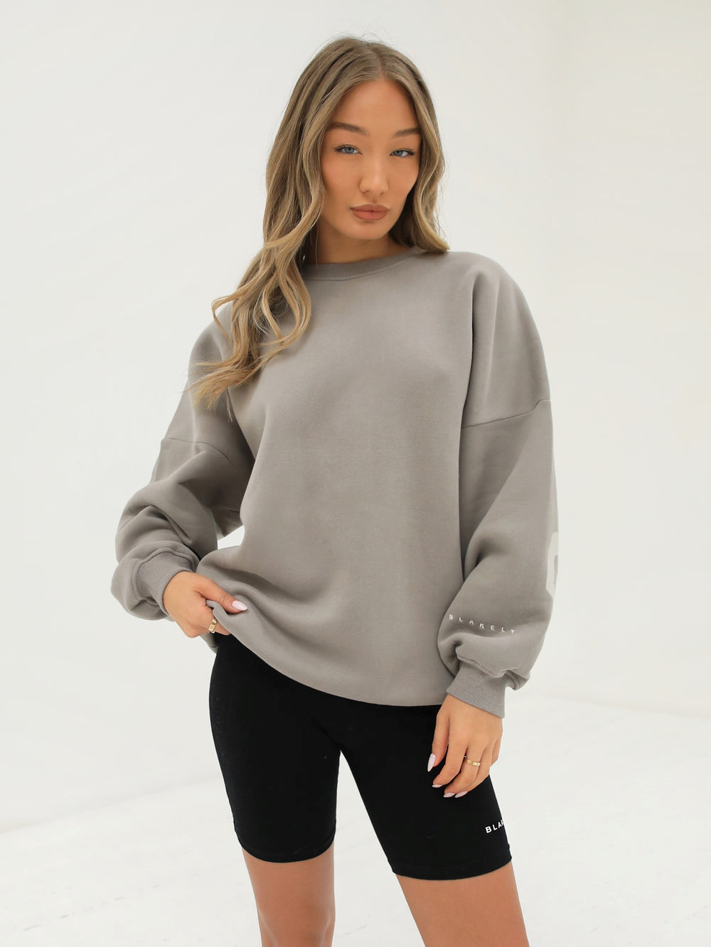 Blakely Isabel Oversized Jumper Harmaat | 5631874-GS