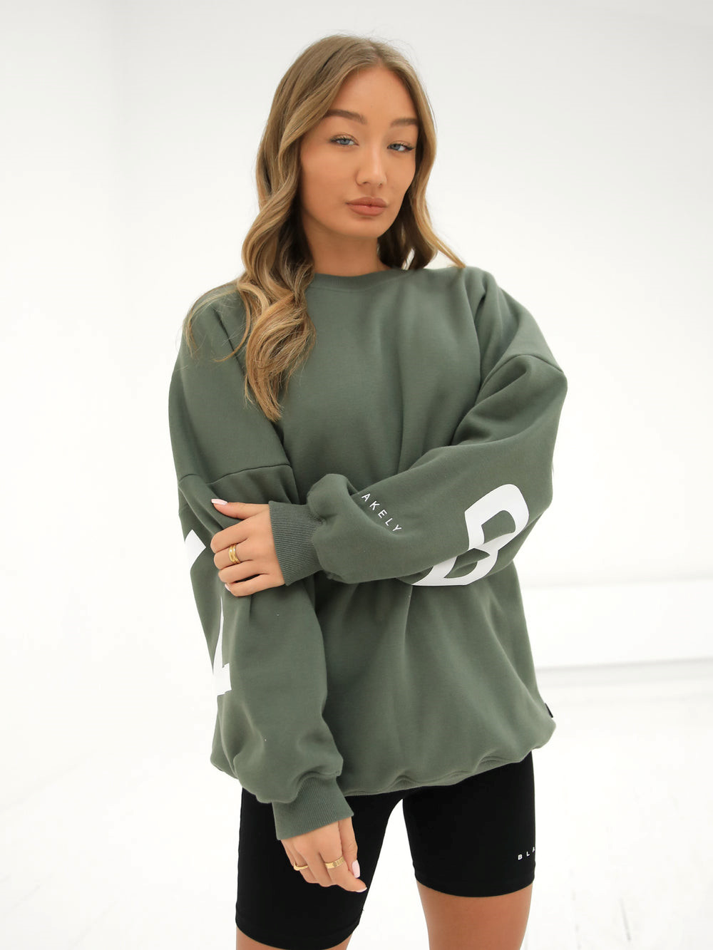 Blakely Isabel Oversized Jumper Khaki Vihreä | 2068143-XP