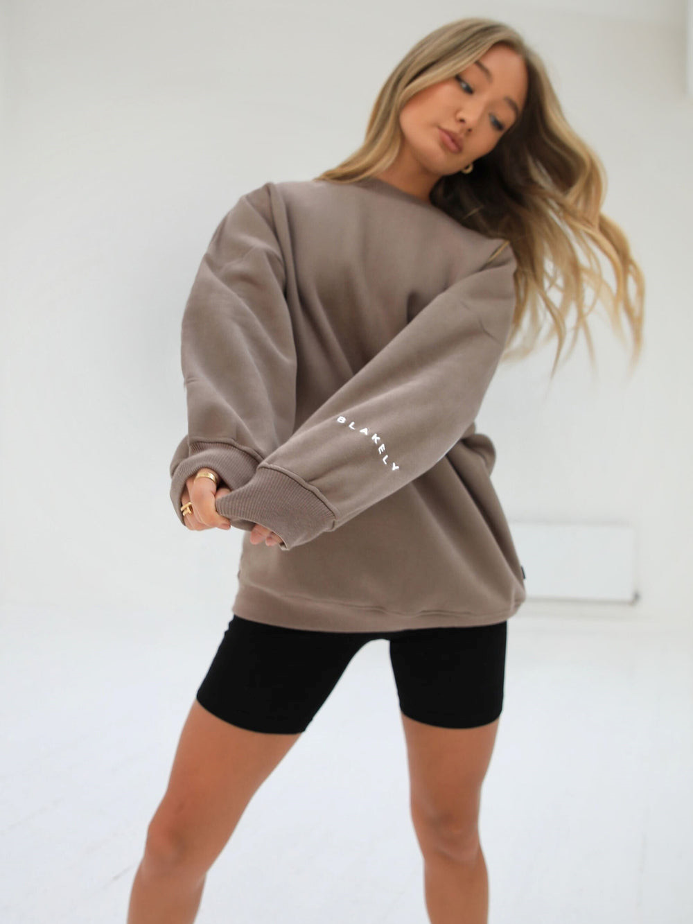 Blakely Isabel Oversized Jumper Ruskea | 6192843-YD