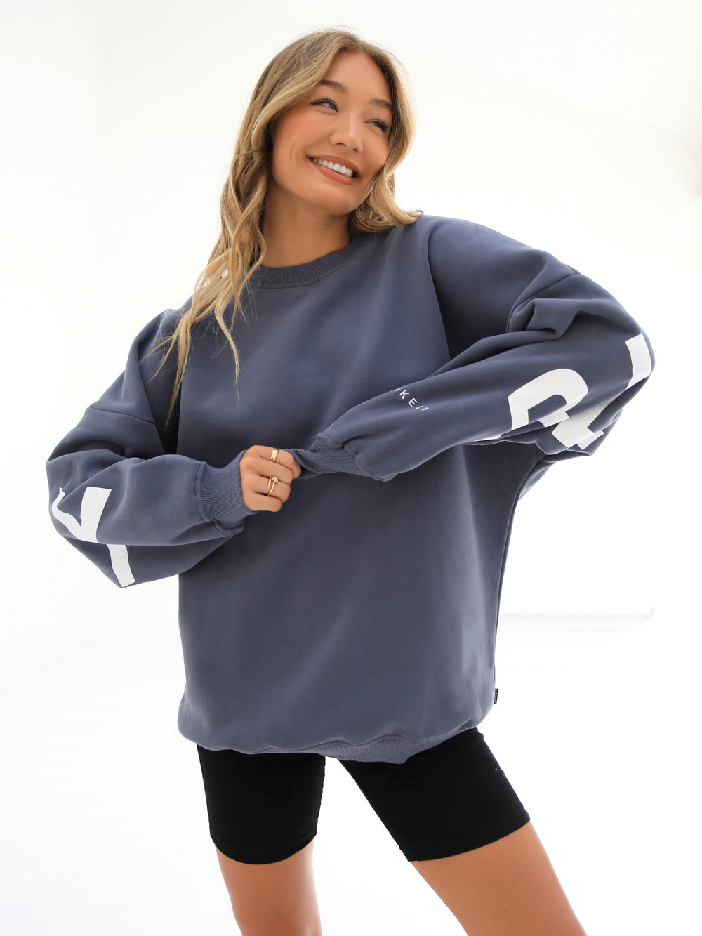 Blakely Isabel Oversized Jumper Sininen | 3104968-OG