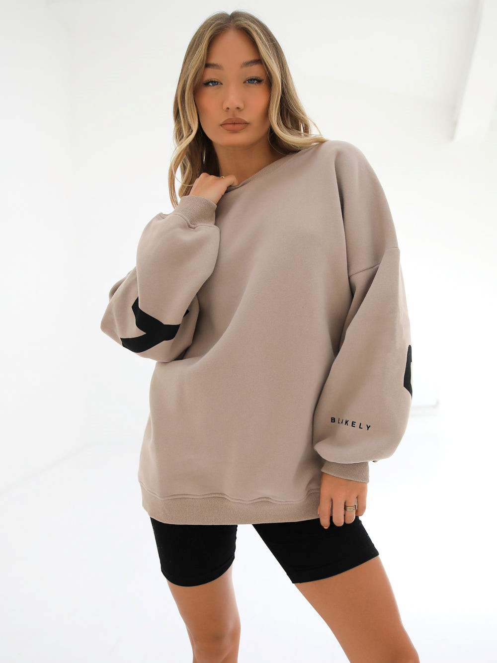 Blakely Isabel Oversized Jumper Tan | 3824791-PK