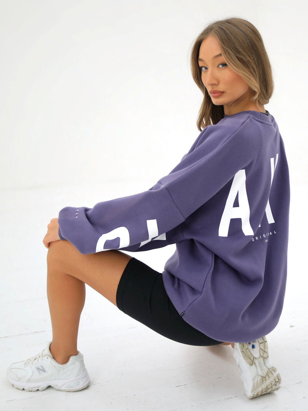 Blakely Isabel Oversized Jumper Violetit | 5364780-RT