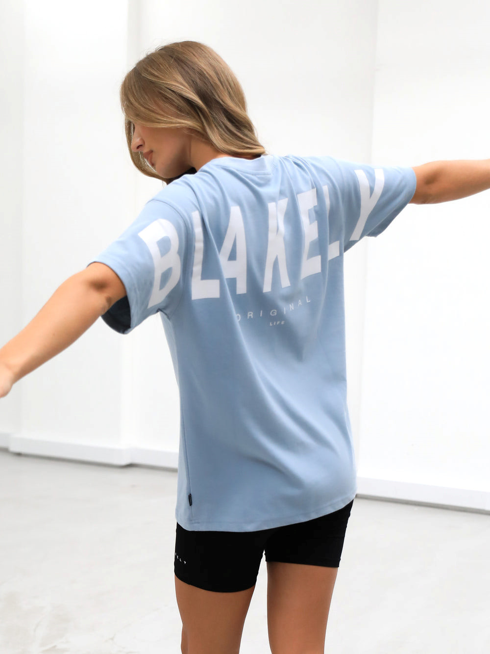 Blakely Isabel Oversized T-Shirt Sininen | 1095762-QE