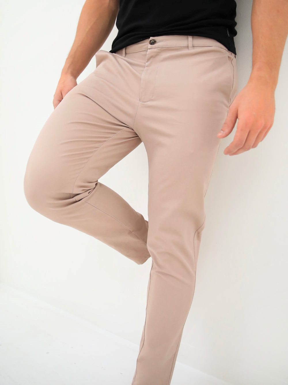 Blakely Kingsley Slim Fit Tailored Chinos Pinkki | 0971563-MR