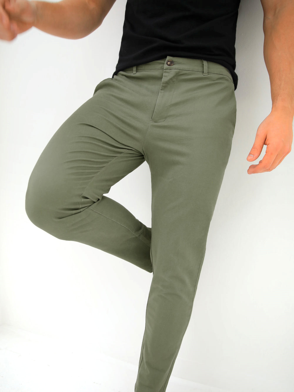 Blakely Kingsley Slim Fit Tailored Chinos Vihreä | 1862973-JU