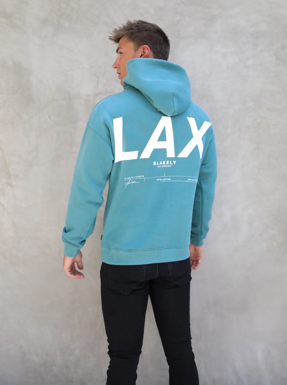 Blakely LAX Relaxed Hoodie Turkoosi | 1396547-HC