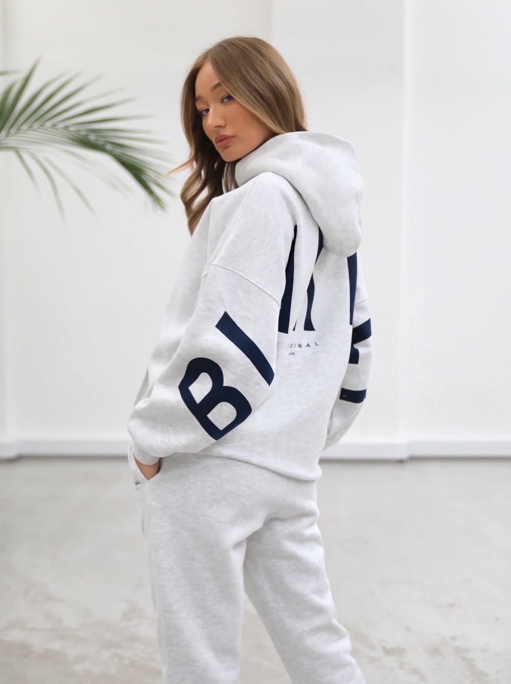 Blakely Life & Style Isabel Oversized Hoodie Valkoinen | 2398054-OQ