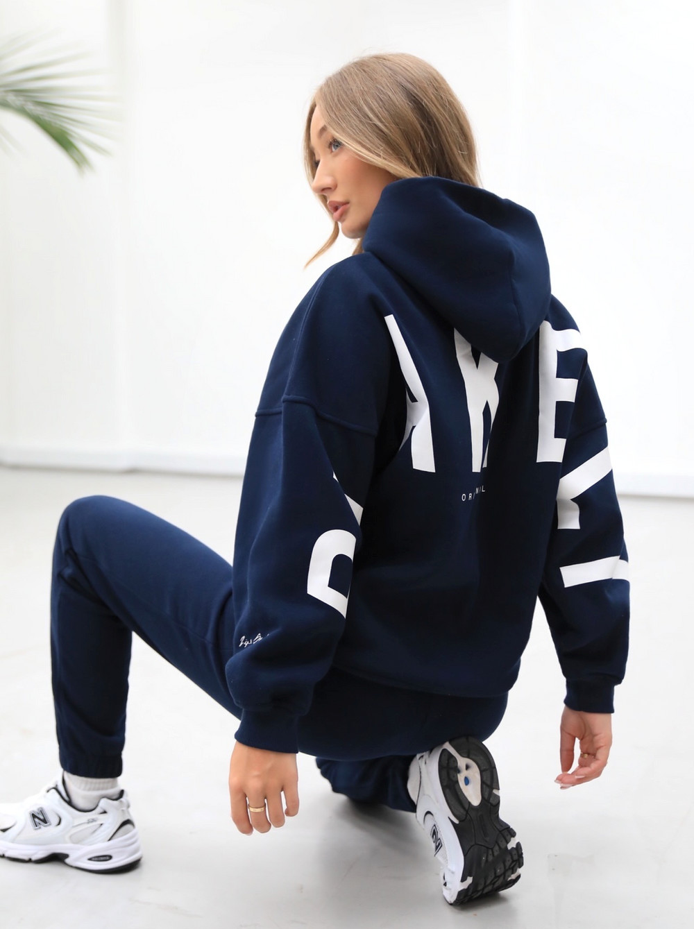 Blakely Life & Style Isabel Oversized Hoodie Laivastonsininen Sininen | 5762483-NP