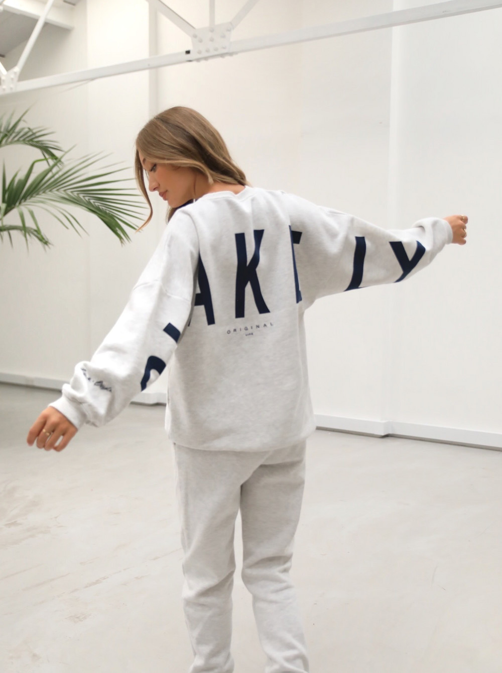 Blakely Life & Style Isabel Oversized Jumper Valkoinen | 0473128-NZ