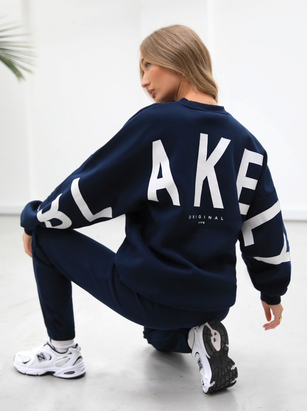 Blakely Life & Style Isabel Oversized Jumper Laivastonsininen Sininen | 0674391-VX