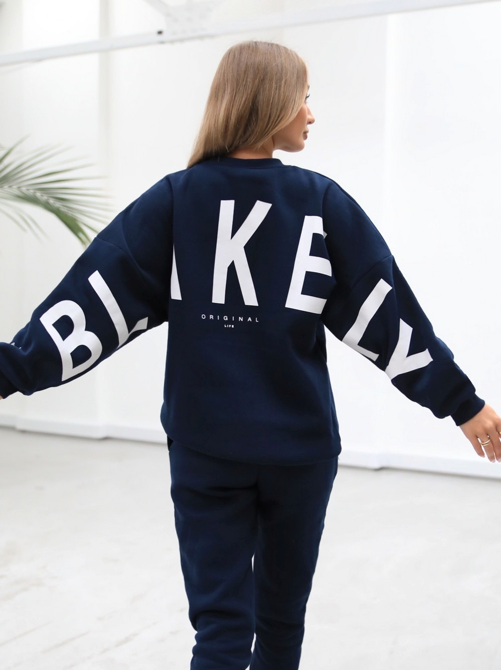 Blakely Life & Style Isabel Oversized Jumper Laivastonsininen Sininen | 0674391-VX