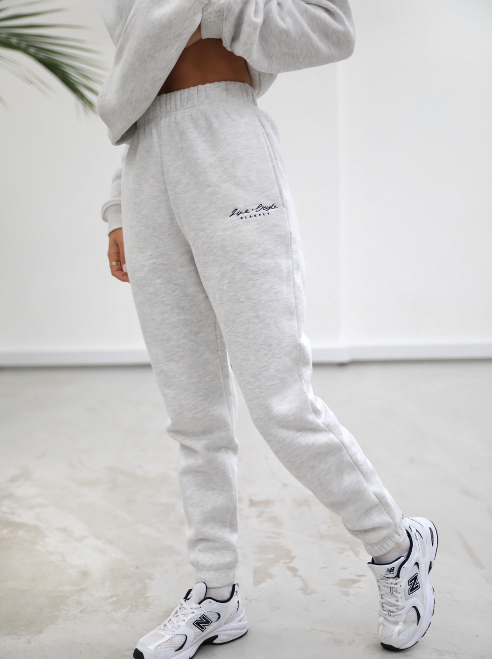 Blakely Life & Style Loose Fitting Sweatpants Valkoinen | 0857243-SZ