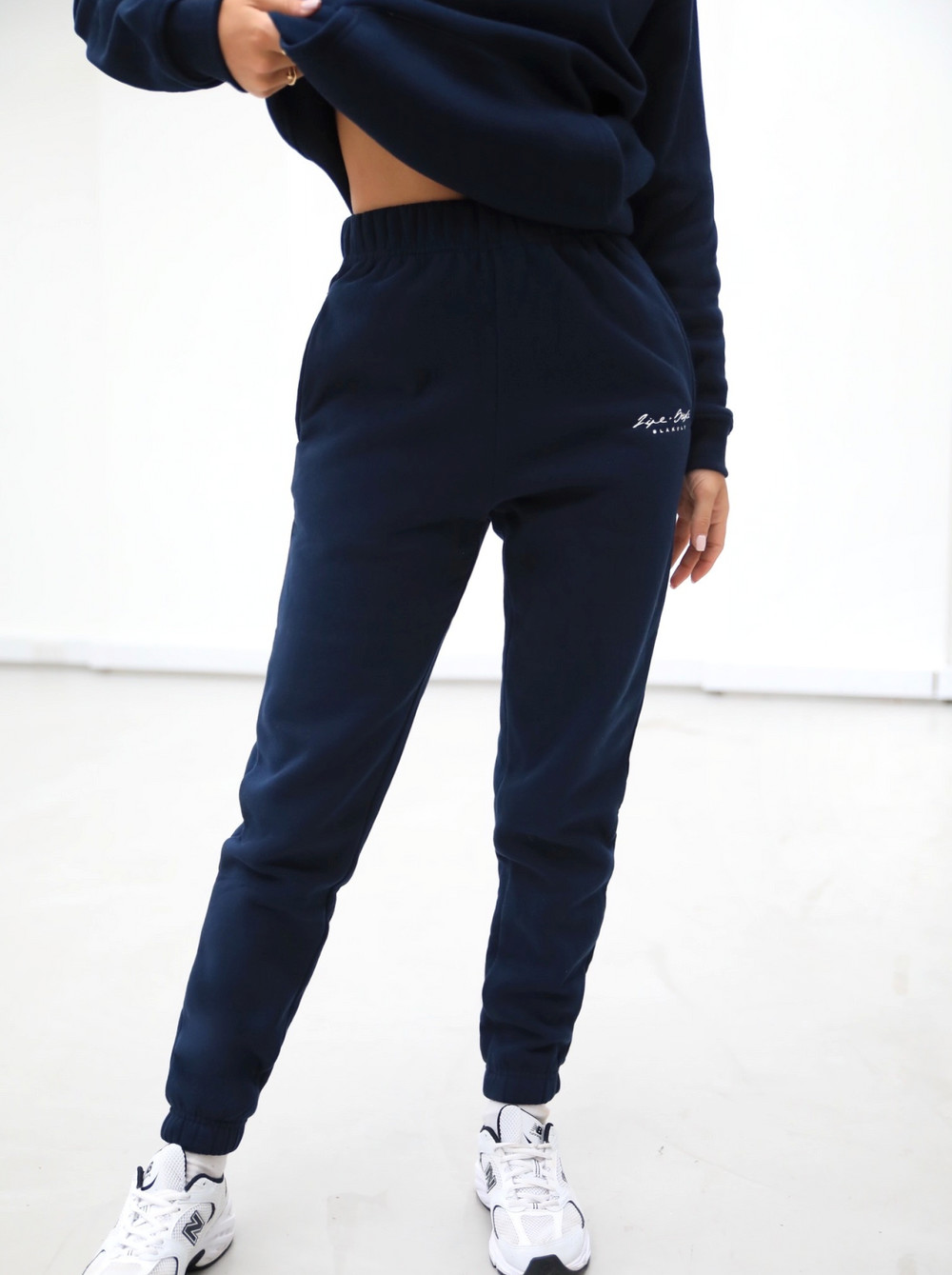 Blakely Life & Style Loose Fitting Sweatpants Laivastonsininen Sininen | 0849652-VQ